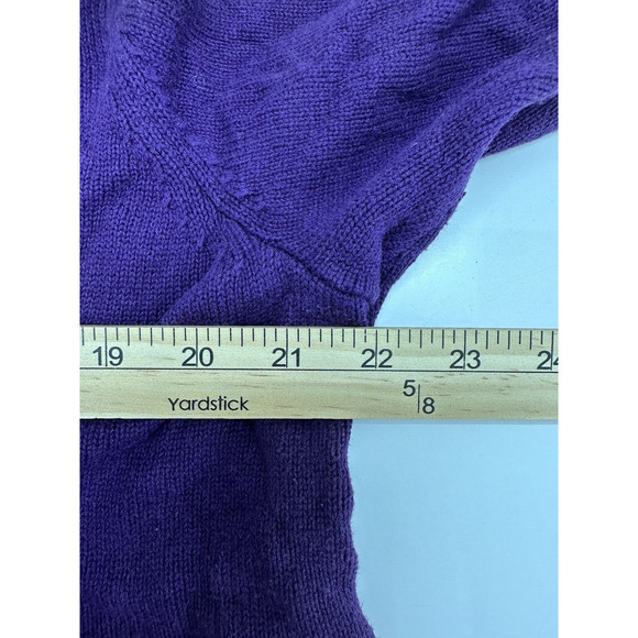 Womens Apt. 9 Cover Up Plus Size 1X Purple 3/4 Sleeve - Picture 9 of 12